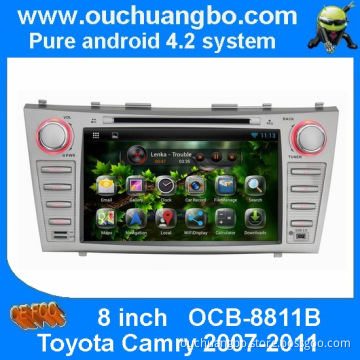 Ouchuangbo Car Radio Multimedia System for Toyota Camry 2007-2011 Android 4.2 DVD Player